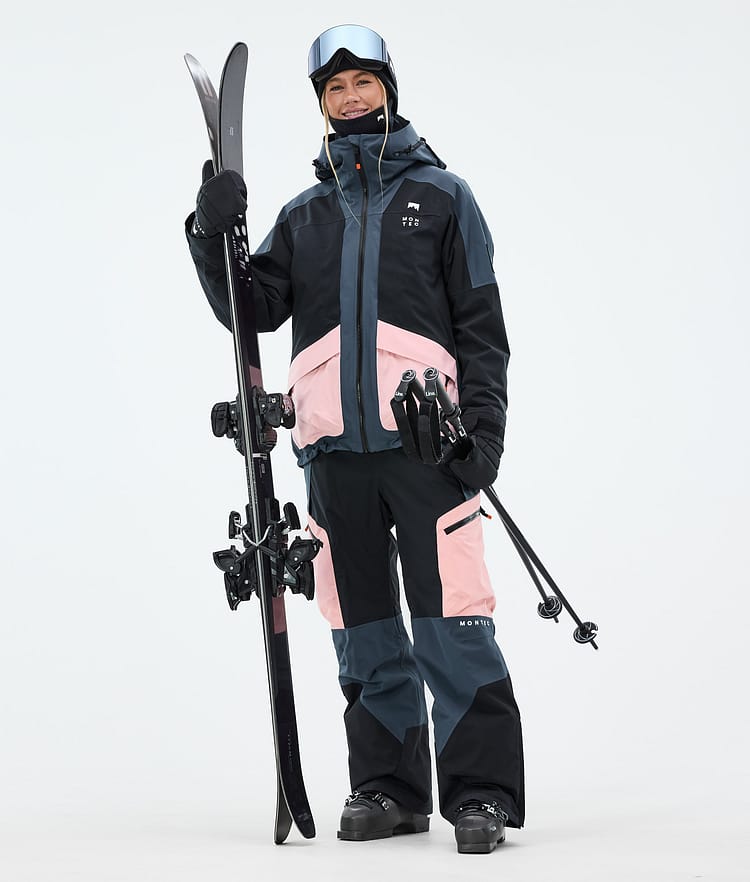 Montec Morpheus W Skidjacka Dam Metal Blue/Black/Soft Pink, Bild 3 av 10