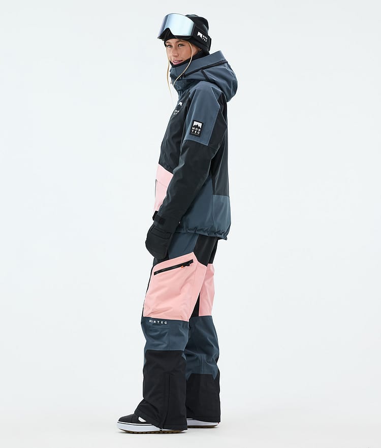 Montec Morpheus W Snowboardjacka Dam Metal Blue/Black/Soft Pink, Bild 4 av 10