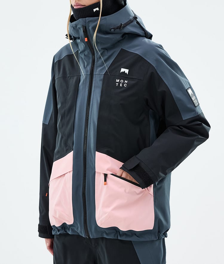 Montec Morpheus W Snowboardjacka Dam Metal Blue/Black/Soft Pink, Bild 8 av 10