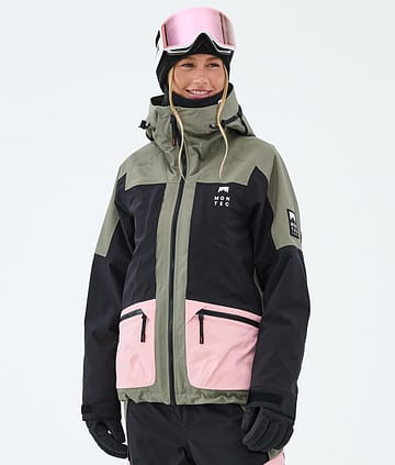Montec Morpheus W Skidjacka Greenish/Black/Soft Pink