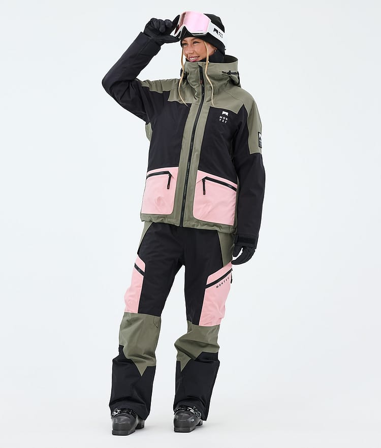 Montec Morpheus W Skidjacka Dam Greenish/Black/Soft Pink, Image 2 of 9