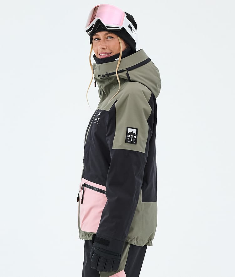 Montec Morpheus W Skidjacka Dam Greenish/Black/Soft Pink, Image 5 of 9