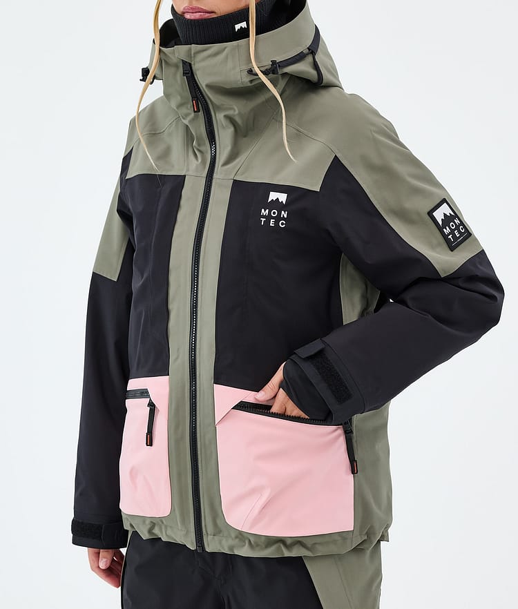 Montec Morpheus W Snowboardjacka Dam Greenish/Black/Soft Pink, Image 7 of 9