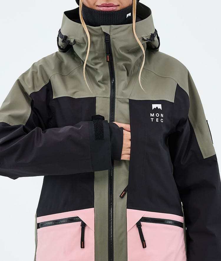 Montec Morpheus W Snowboardjacka Dam Greenish/Black/Soft Pink, Image 8 of 9