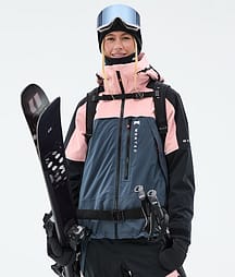 Montec Oracle W Skidjacka Dam Soft Pink/Black/Metal Blue