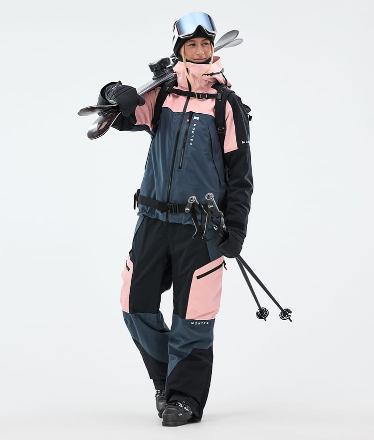 Montec Oracle W Skidjacka Dam Soft Pink/Black/Metal Blue, Bild 3 av 10