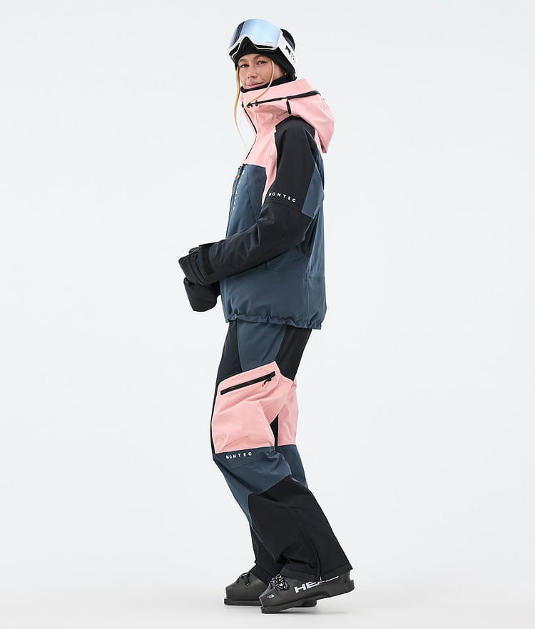 Montec Oracle W Skidjacka Dam Soft Pink/Black/Metal Blue, Bild 4 av 10