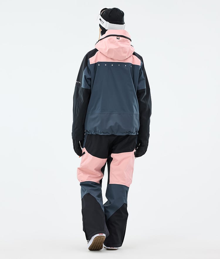 Montec Oracle W Snowboardjacka Dam Soft Pink/Black/Metal Blue, Bild 5 av 10
