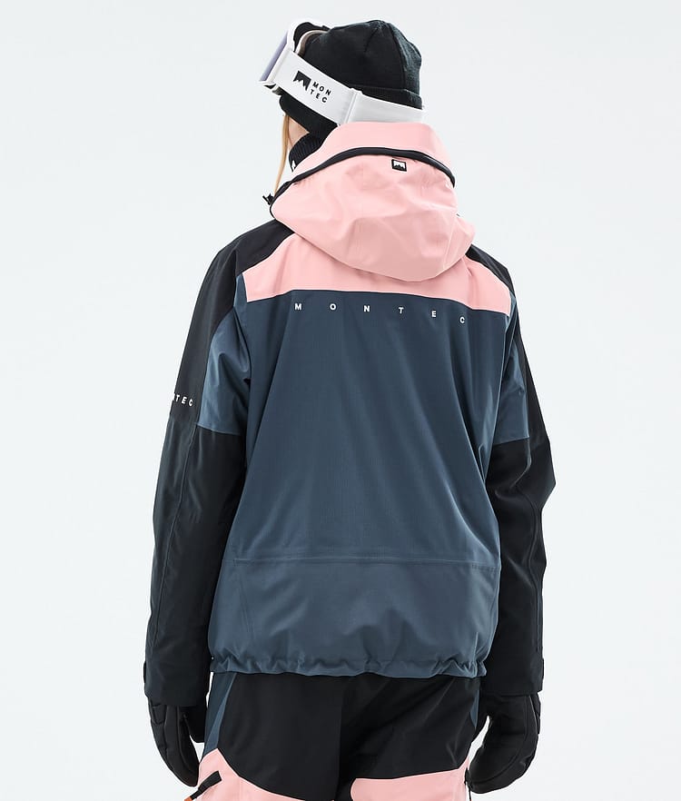 Montec Oracle W Snowboardjacka Dam Soft Pink/Black/Metal Blue, Bild 7 av 10