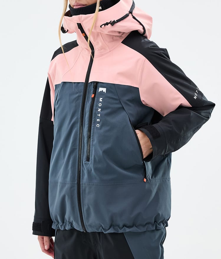 Montec Oracle W Skidjacka Dam Soft Pink/Black/Metal Blue, Bild 8 av 10