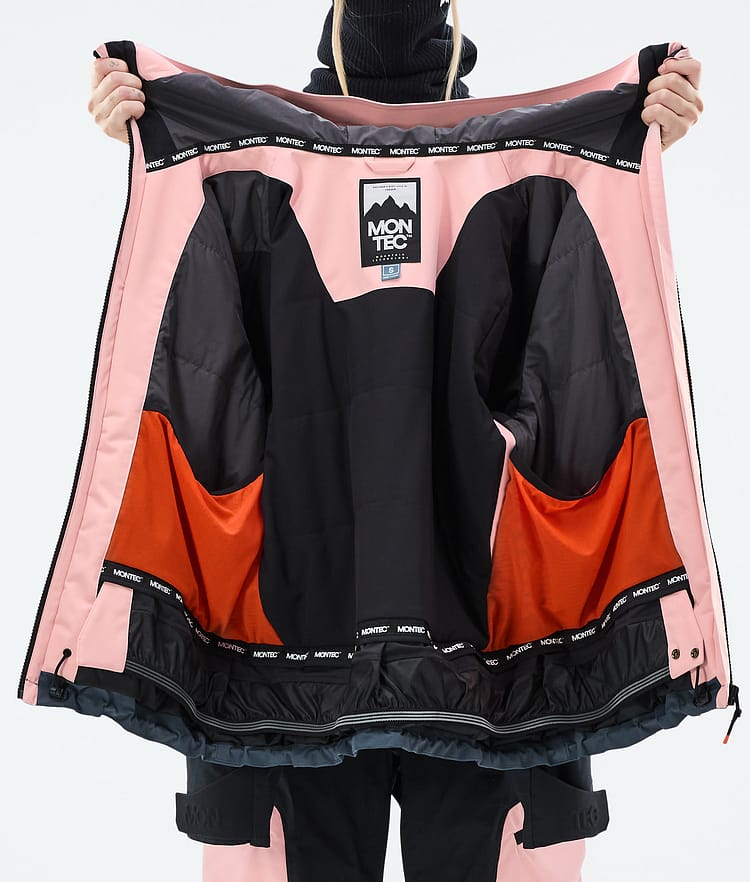 Montec Oracle W Snowboardjacka Dam Soft Pink/Black/Metal Blue, Bild 10 av 10