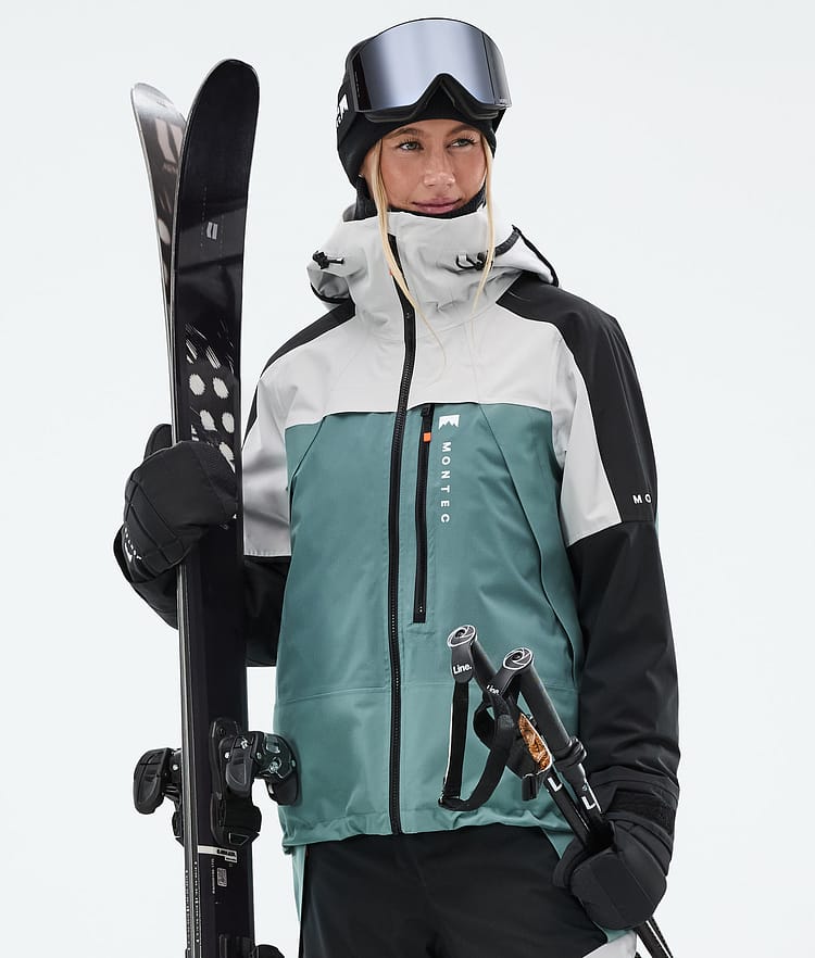 Montec Oracle W Skidjacka Dam Light Grey/Black/Atlantic, Bild 1 av 10