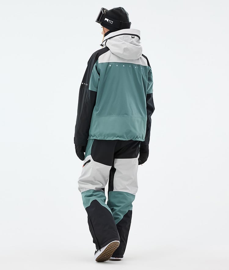 Montec Oracle W Snowboardjacka Dam Light Grey/Black/Atlantic, Bild 5 av 10