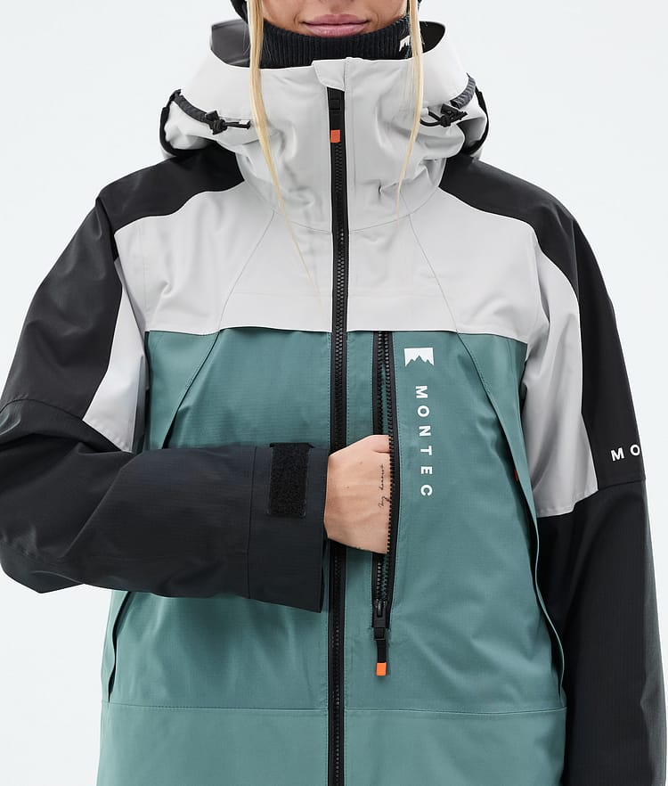 Montec Oracle W Skidjacka Dam Light Grey/Black/Atlantic, Bild 9 av 10