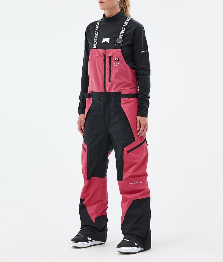 Montec Dozer W Snowboardbyxa Dam Light Red/Black, Bild 1 av 6