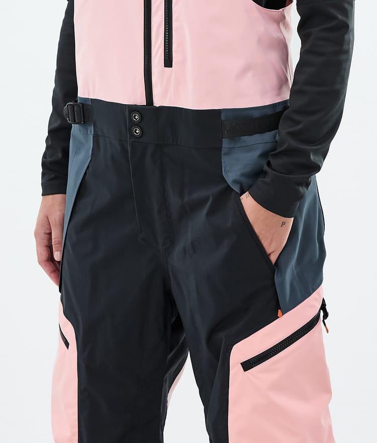 Montec Dozer W Snowboardbyxa Dam Soft Pink/Black/Metal Blue, Bild 4 av 6