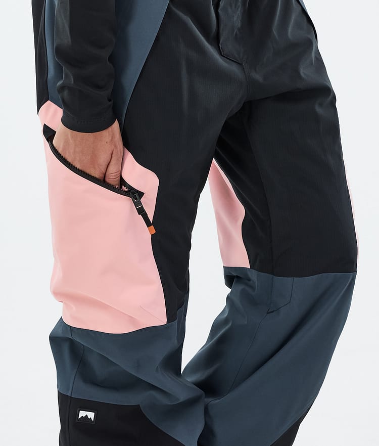 Montec Dozer W Snowboardbyxa Dam Soft Pink/Black/Metal Blue, Bild 6 av 6