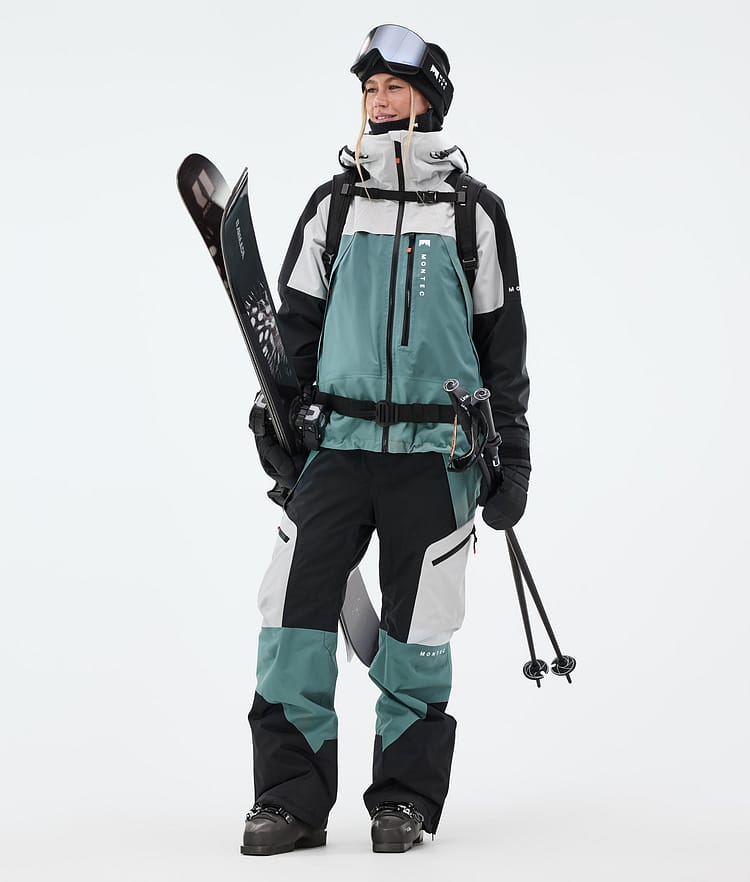 Montec Dozer W Skidbyxa Dam Light Grey/Black/Atlantic, Bild 2 av 7