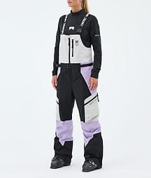 Montec Dozer W Skidbyxa Dam Light Grey/Black/Faded Violet