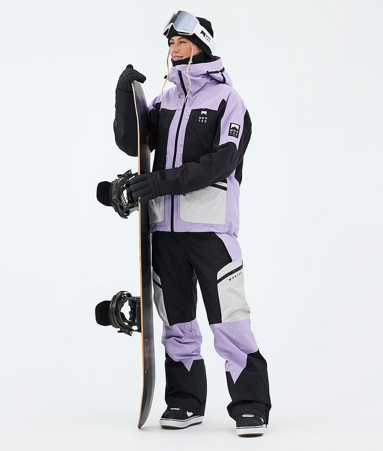 Montec Dozer W Snowboardbyxa Dam Light Grey/Black/Faded Violet, Image 2 of 7