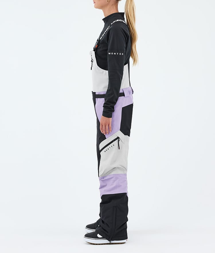 Montec Dozer W Snowboardbyxa Dam Light Grey/Black/Faded Violet, Image 3 of 7