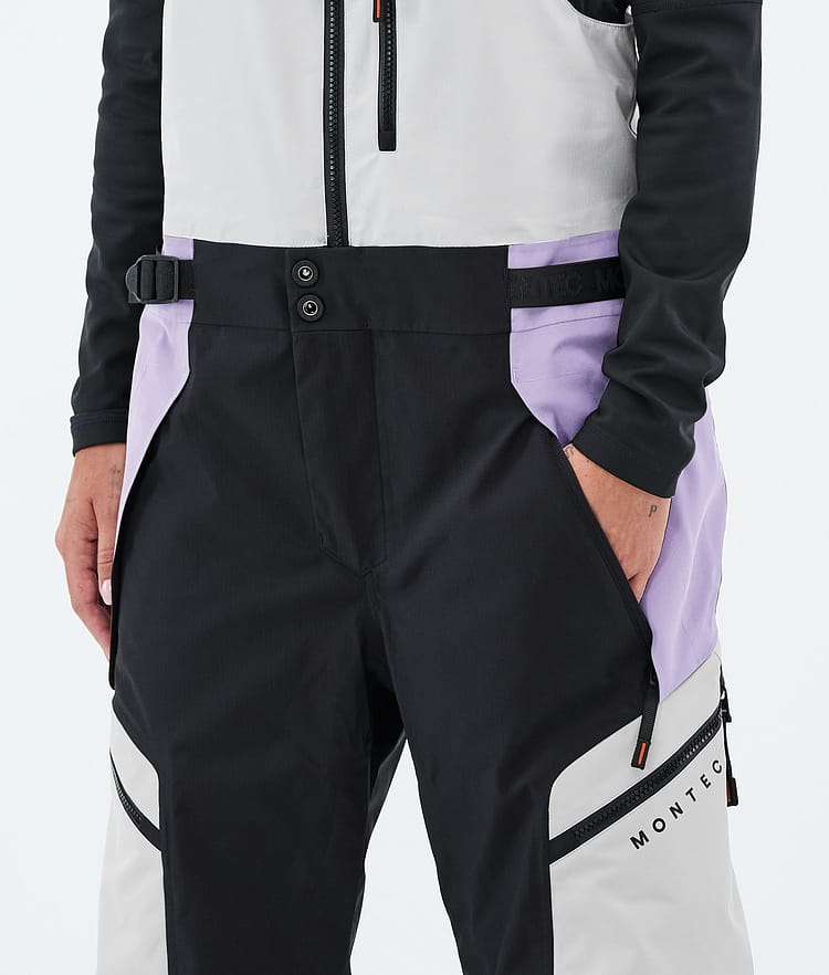 Montec Dozer W Snowboardbyxa Dam Light Grey/Black/Faded Violet, Image 5 of 7