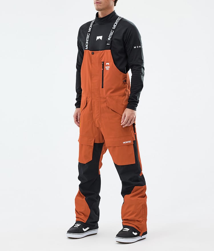 Montec Fawk Snowboardbyxa Herr Burned Orange/Black, Bild 1 av 6