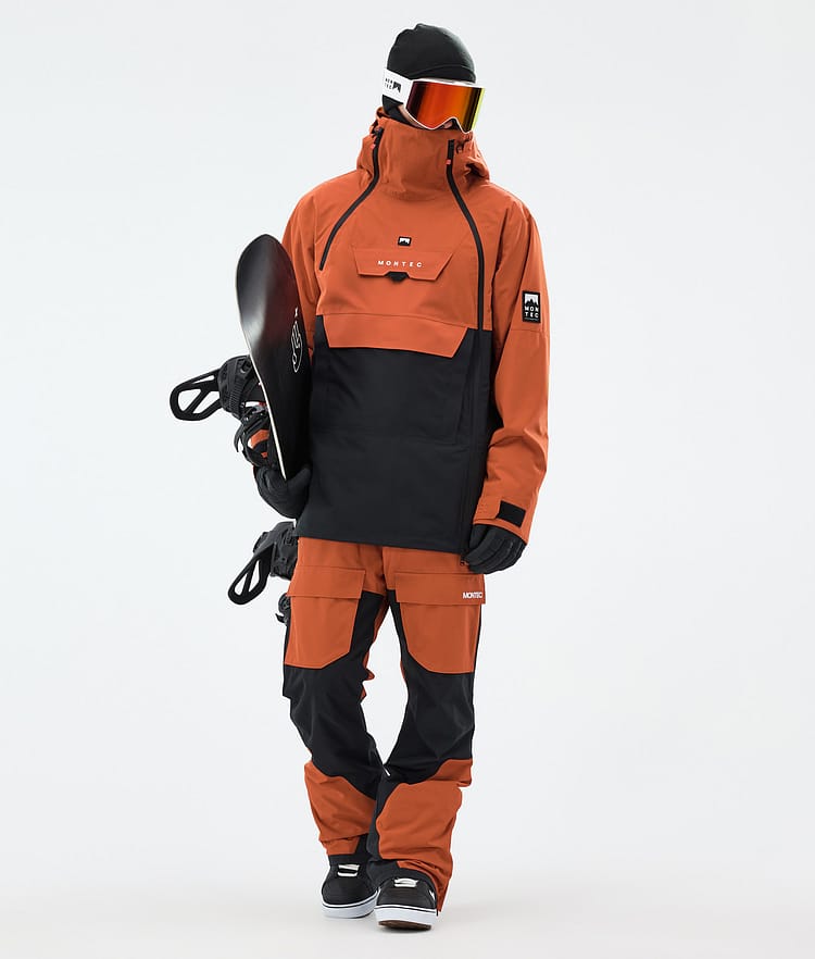 Montec Fawk Snowboardbyxa Herr Burned Orange/Black, Bild 2 av 7