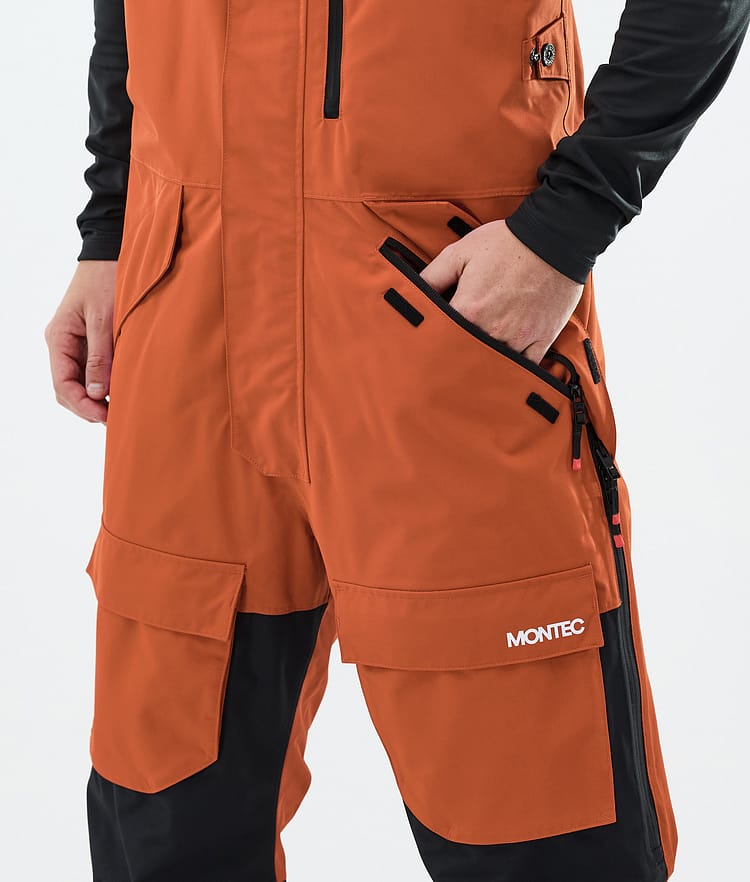 Montec Fawk Snowboardbyxa Herr Burned Orange/Black, Bild 4 av 6