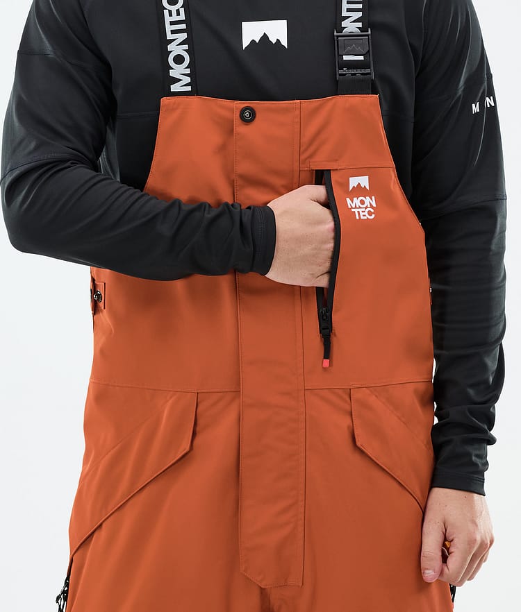 Montec Fawk Snowboardbyxa Herr Burned Orange/Black, Bild 5 av 6