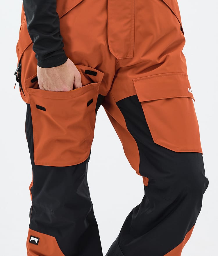 Montec Fawk Snowboardbyxa Herr Burned Orange/Black, Bild 6 av 6