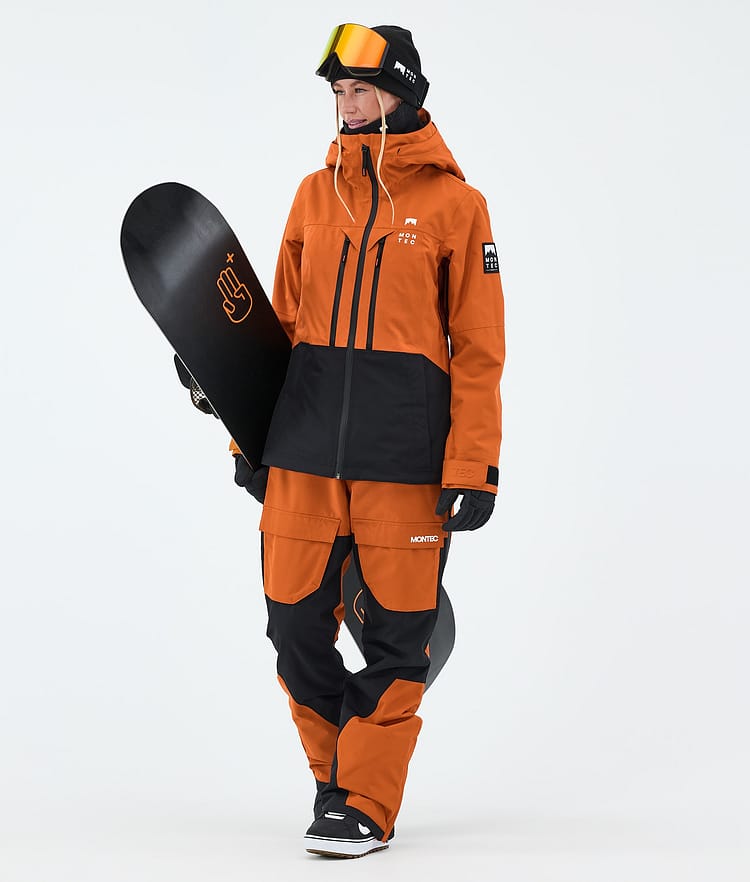 Montec Moss W Snowboardjacka Dam Burned Orange/Black Renewed, Image 2 of 9