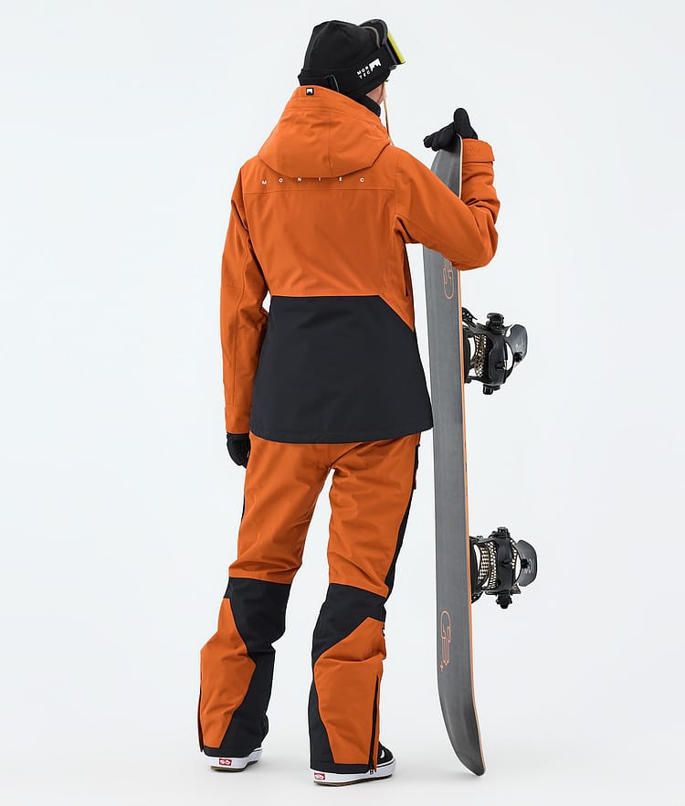 Montec Moss W Snowboardjacka Dam Burned Orange/Black Renewed, Image 3 of 9
