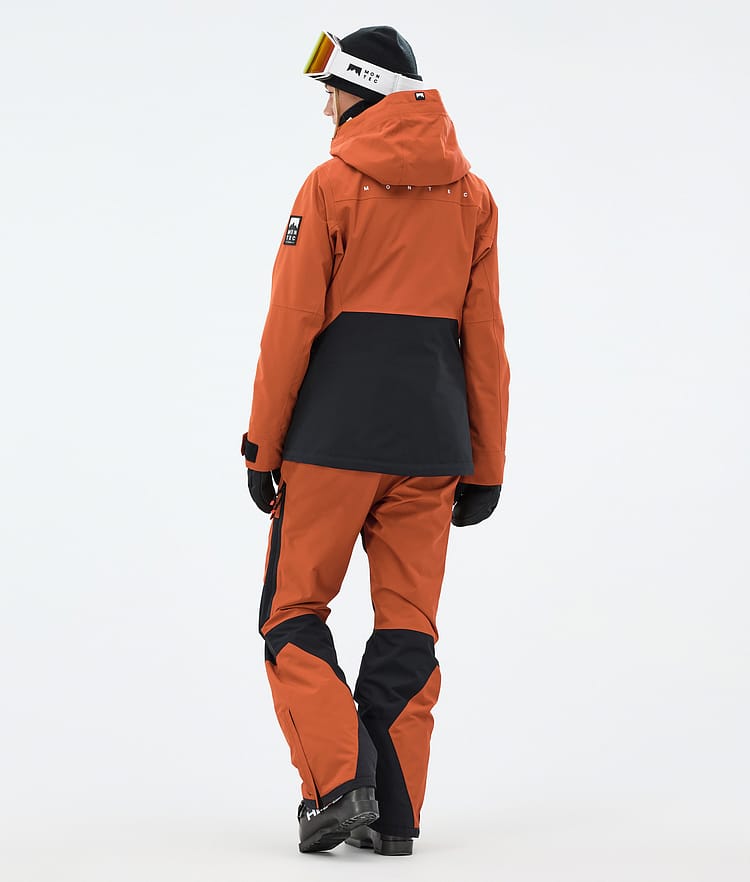 Montec Moss W Skidjacka Dam Burned Orange/Black, Bild 5 av 10