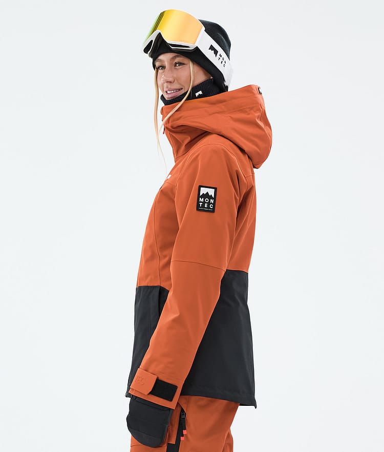 Montec Moss W Snowboardjacka Dam Burned Orange/Black, Bild 6 av 10