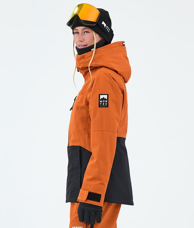 Montec Moss W Snowboardjacka Dam Burned Orange/Black Renewed, Image 5 of 9