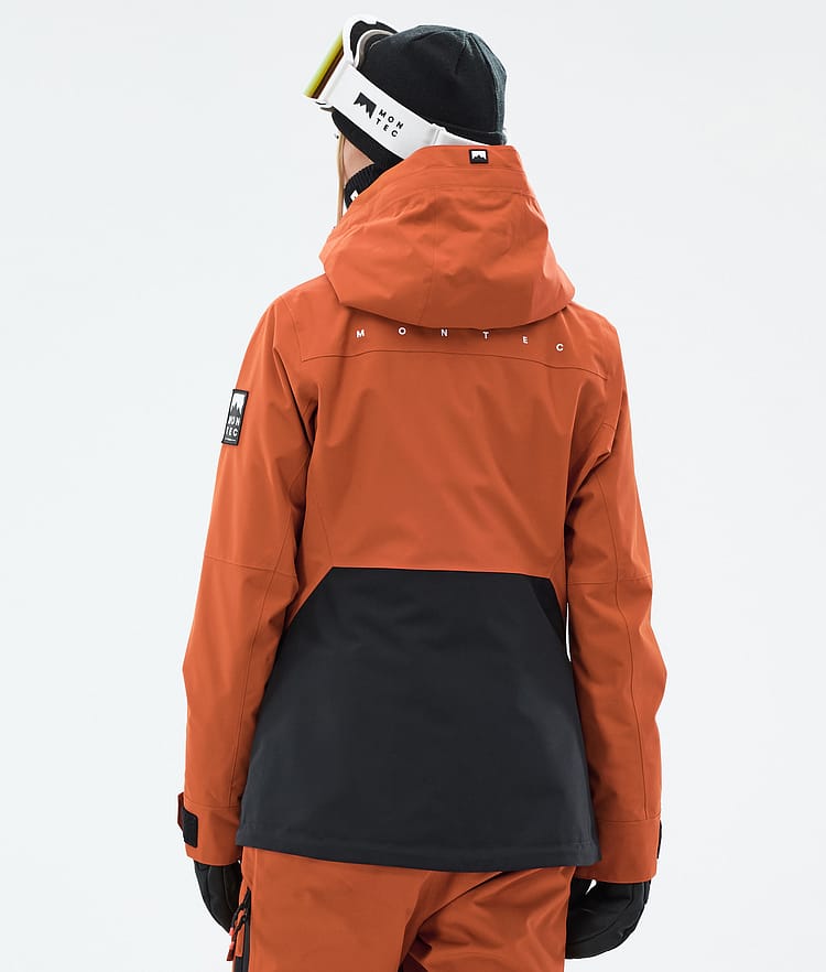 Montec Moss W Skidjacka Dam Burned Orange/Black, Bild 7 av 10