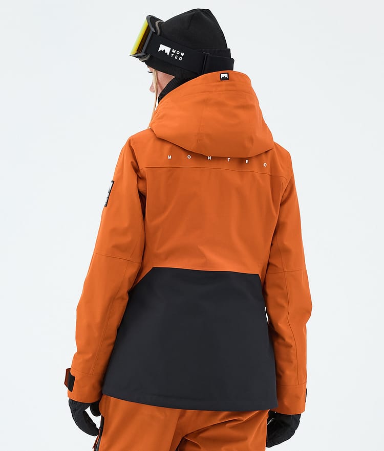 Montec Moss W Snowboardjacka Dam Burned Orange/Black Renewed, Image 6 of 9