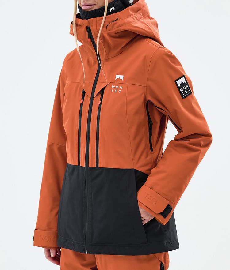 Montec Moss W Snowboardjacka Dam Burned Orange/Black, Bild 8 av 10