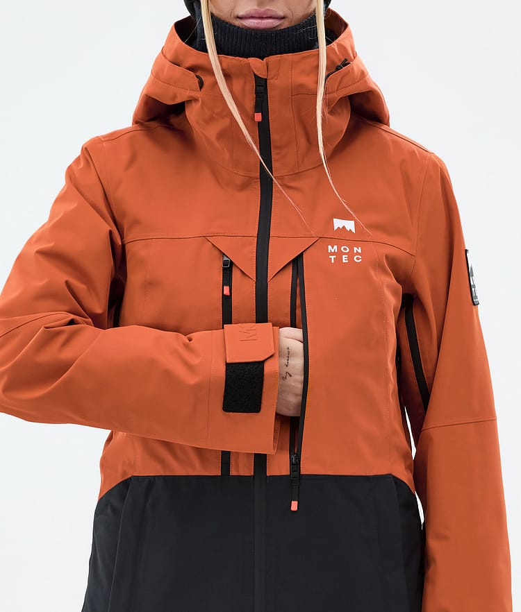 Montec Moss W Snowboardjacka Dam Burned Orange/Black, Bild 9 av 10