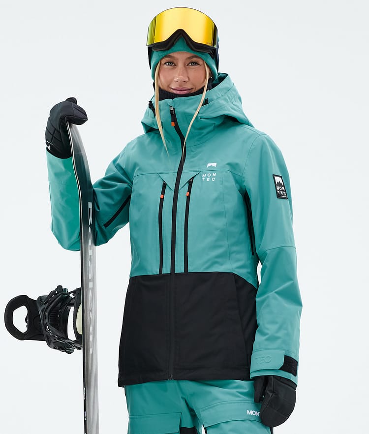 Montec Moss W Snowboardjacka Dam Turquoise/Black, Bild 1 av 10