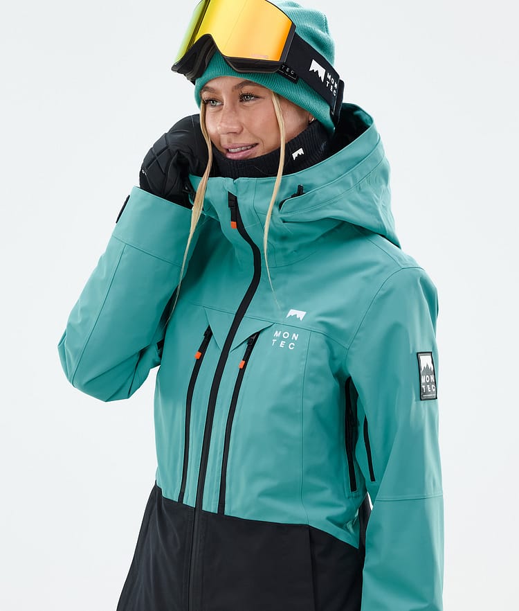 Montec Moss W Snowboardjacka Dam Turquoise/Black, Bild 2 av 10