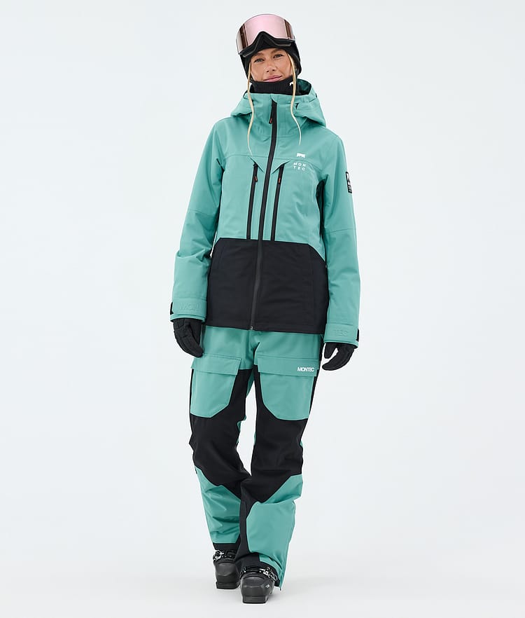 Montec Moss W Skidjacka Dam Turquoise/Black, Image 2 of 9