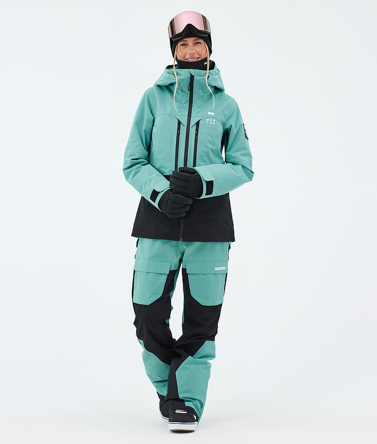 Montec Moss W Snowboardjacka Dam Turquoise/Black, Image 2 of 9