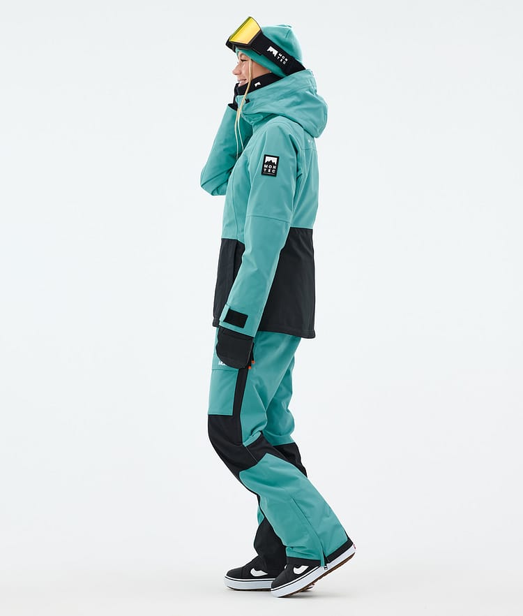 Montec Moss W Snowboardjacka Dam Turquoise/Black, Bild 4 av 10