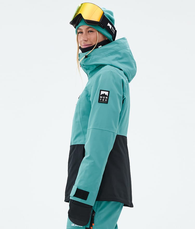 Montec Moss W Skidjacka Dam Turquoise/Black, Bild 6 av 10
