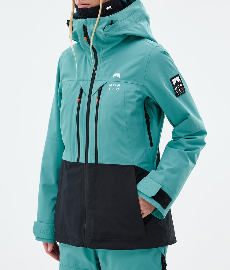 Montec Moss W Snowboardjacka Dam Turquoise/Black, Bild 8 av 10