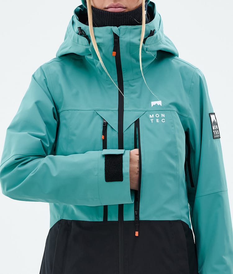 Montec Moss W Skidjacka Dam Turquoise/Black, Bild 9 av 10