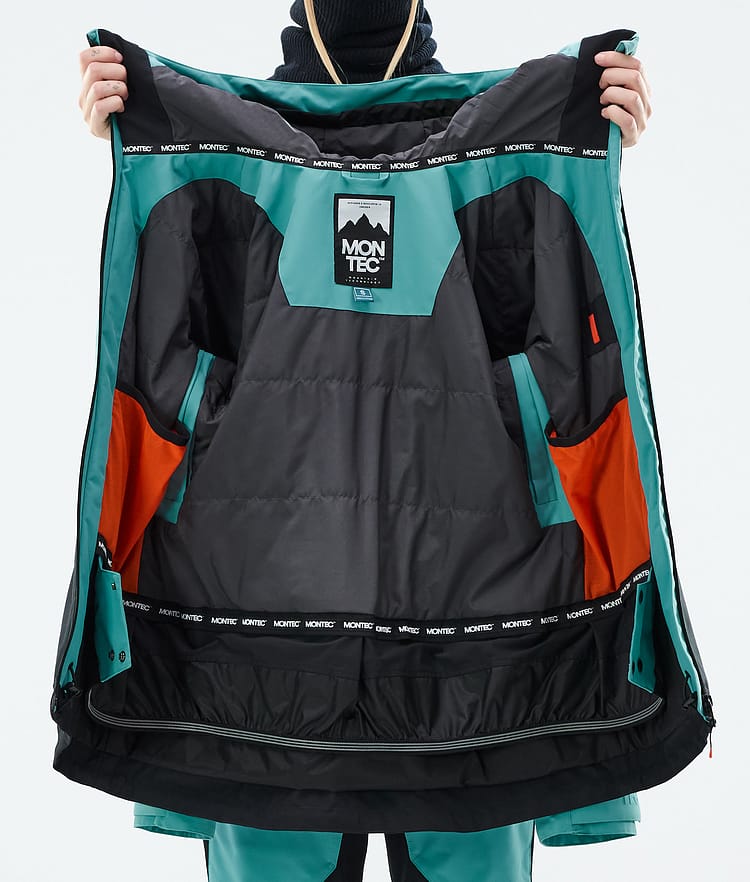 Montec Moss W Snowboardjacka Dam Turquoise/Black, Bild 10 av 10