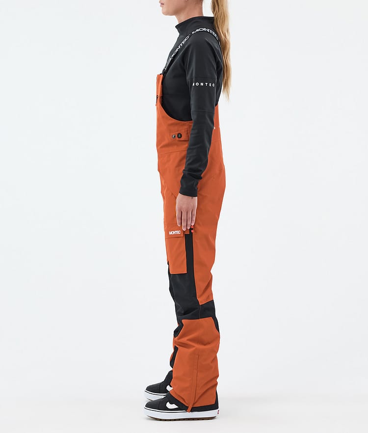 Montec Fawk W Snowboardbyxa Dam Burned Orange/Black, Bild 2 av 6